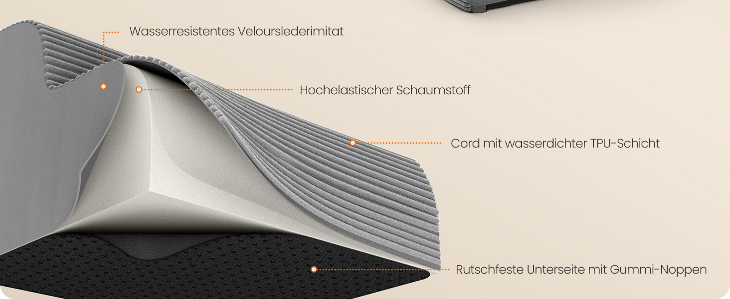 Сходи для собак Feandrea, 3 сходинки, для маленьких собак, котів, водонепроникні, з неслизьким покриттям, знімний чохол, сірий PPS003G01
