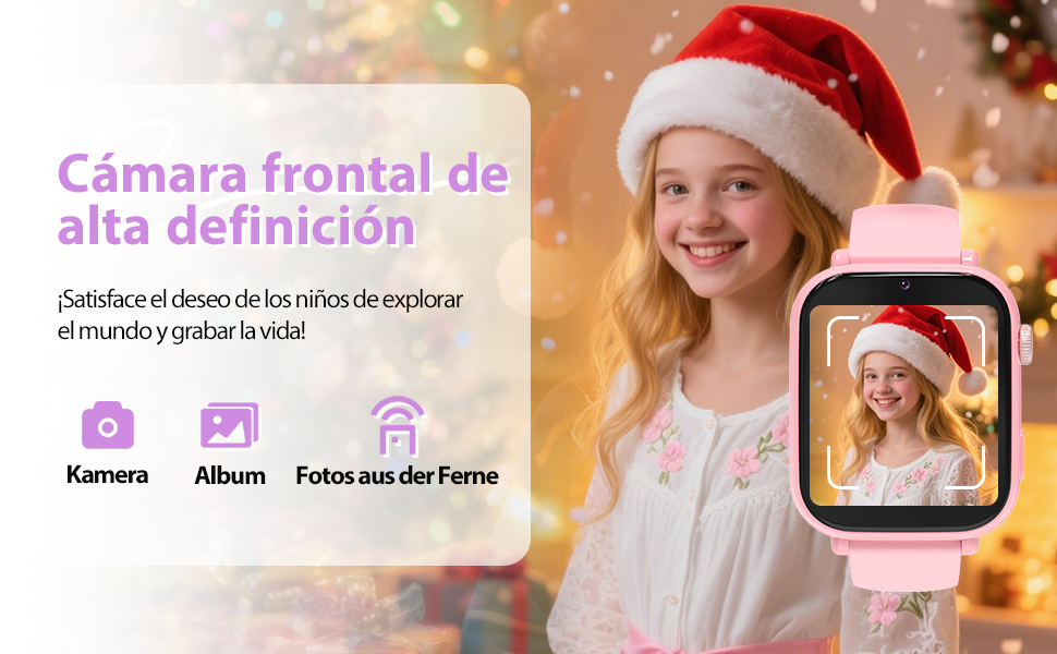 Дитячий розумний годинник Smartwatch з GPS, 4G, відеодзвінками, SMS, WiFi, SOS, крокомером, іграми, для дітей від 4 років, фіолетовий