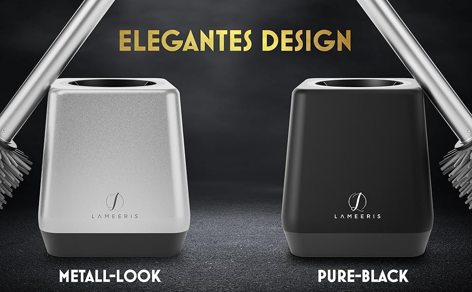 Силіконова щітка для унітазу з тримачем, кріплення на стіну без свердління, швидке висихання, гігієнічна, срібляста