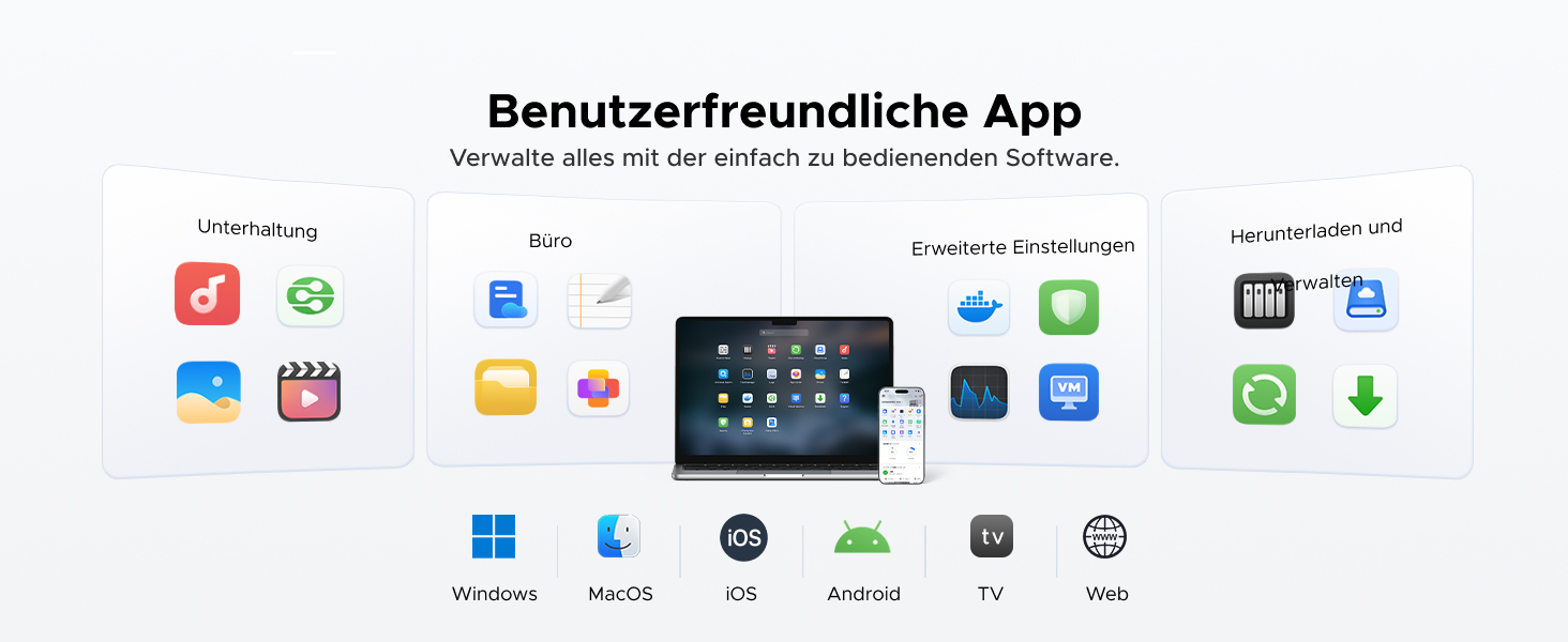 NAS UGREEN NASync DXP2800: 2-Bay, Intel N100, 8GB DDR5 RAM, 2.5GbE, M.2 NVMe, HDMI 4K, для дому та офісу (без дисків)