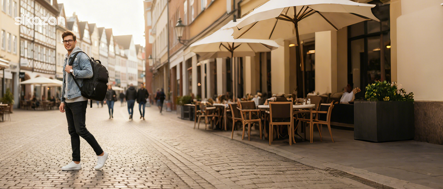 Шкільний рюкзак для підлітків: чорний, унісекс, 44*31*15 см