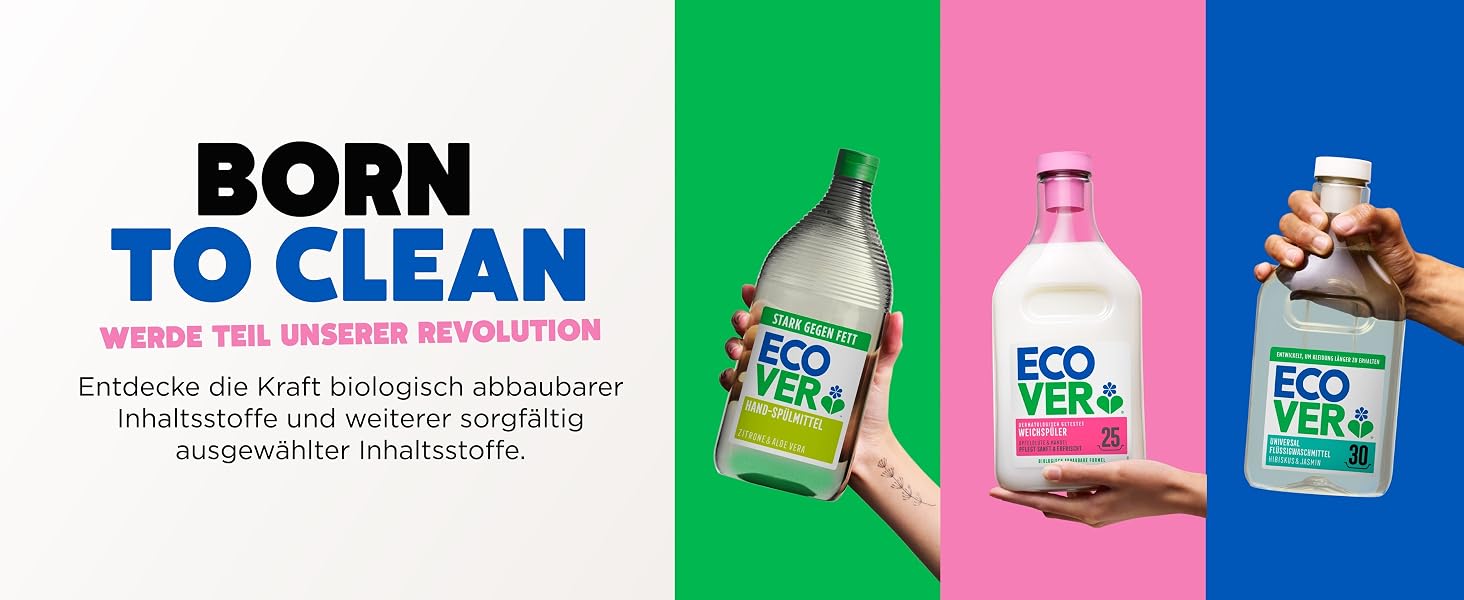 Пральний порошок Ecover Color для кольорових речей з евкаліптом, 4 кг