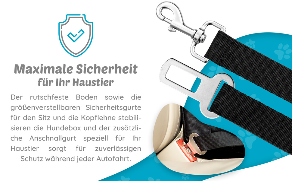Автокрісло для собак з дозатором кульок для прибирання - зручне автокрісло для маленьких собак | Зручне та безпечне