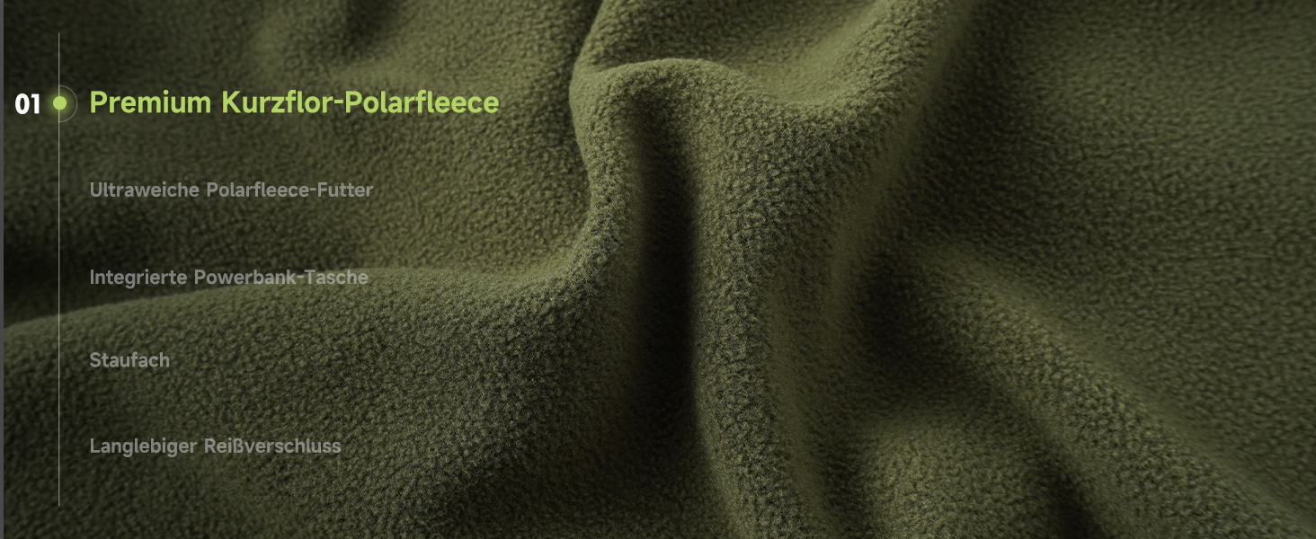 Обогріваюча жилетка для чоловіків з акумулятором 10000mAh, 6 зон нагріву, USB, мікрофліс, регулювання температури, чорний колір, розміри S, M, L