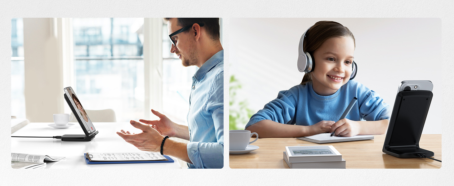 Бездротовий зарядний пристрій TECKNET, складаний, швидка зарядка для iPhone 17/16/15/14/13/12/11/Pro Max, Apple Watch Ultra/11-3/SE, AirPods Pro 3-2/4-2, чорний