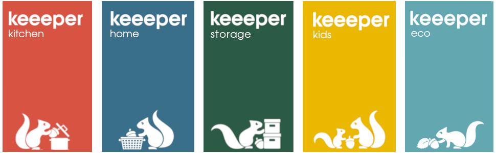 Набір мисок для змішування keeeper Marla 4-в-1 з кришкою від розбризкування, лопаткою, присоскою, антиковзкою основою, пластик, м'ятно-зелений/білий
