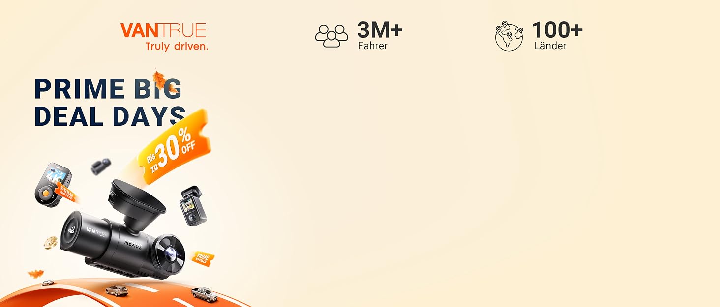 Мотоциклетний відеореєстратор VANTRUE F1 4K + 1080P (передній та задній), нічна зйомка STARVIS