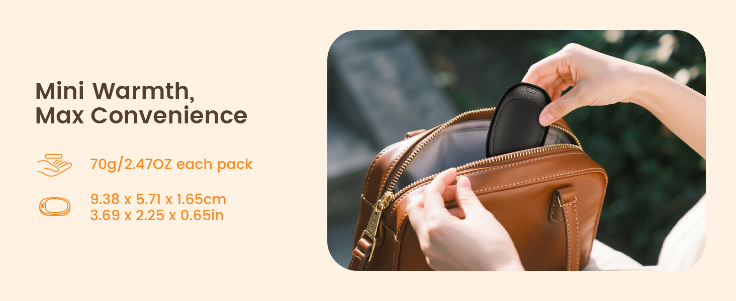 Електричні грілки для рук 2 шт. з підзарядкою, багаторазові, 3 режими нагріву, портативні, для жінок та чоловіків, для відпочинку на природі, кемпінгу, гольфу, полювання, чорного кольору