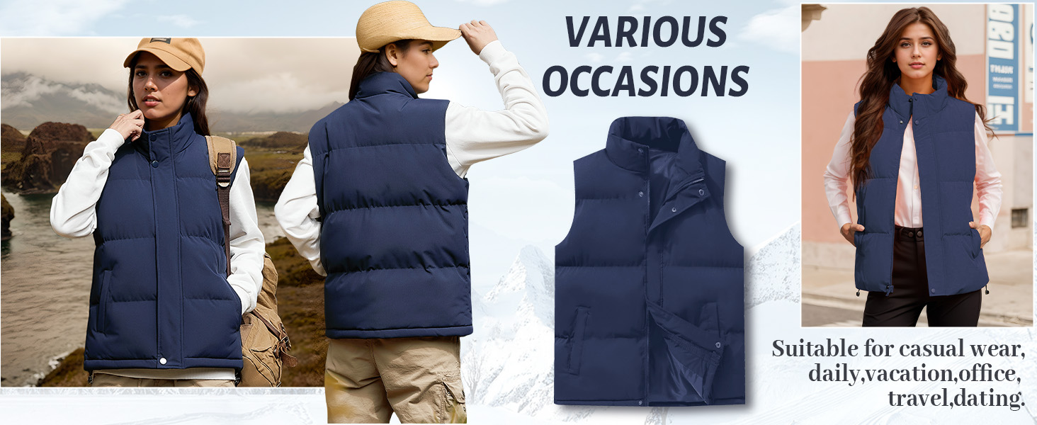 Жіноча жилетка FEOYA: тепла зимова жилетка без рукавів з кишенями, біла, розмір L