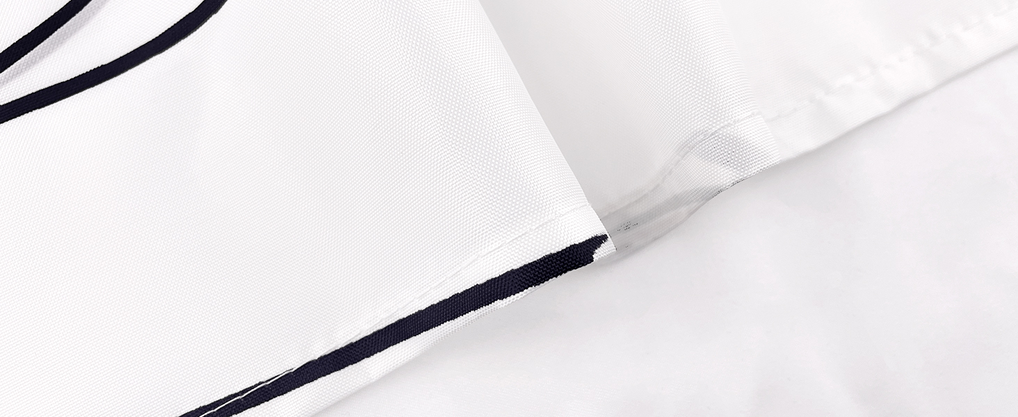 Штора для душу Weizenohr 180x200 см, з утяжеленим краєм, антигрибкова, водовідштовхувальна, поліестер, з кільцями (1 шт)