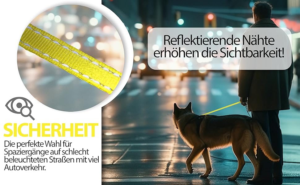 Рулетка для собак Bluzelle 8м, до 50кг, Neon-Yellow, з металевим карабіном 360°, зручний ручний гальма, чорний гумовий ручка