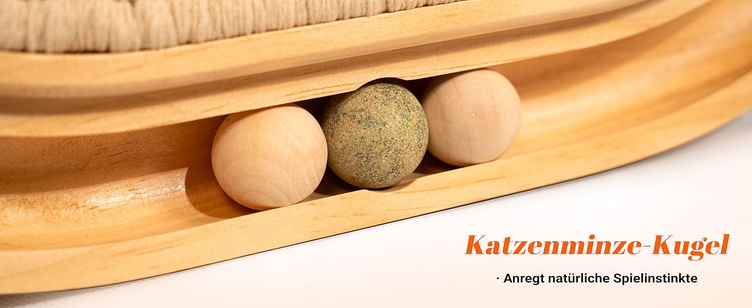 Кігтеточка CheerPals 2-в-1 для котів з натурального сизалю та м'яти, 43x33x3 см