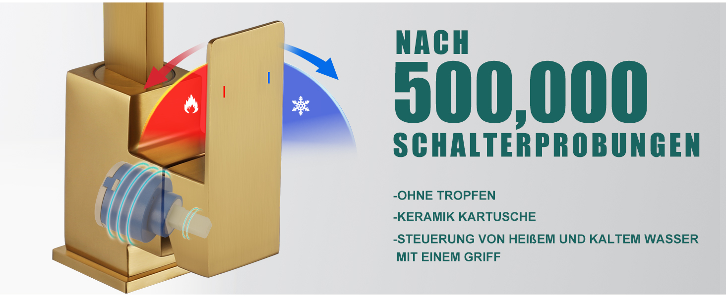 Кухонний змішувач з нержавіючої сталі, поворотний на 360°, для кухні, вантажівки, ванної кімнати, золотий