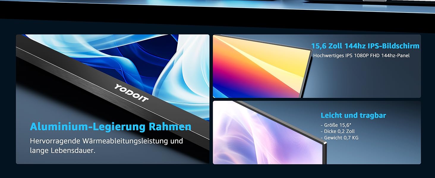 Портативний монітор Yodoit 15.6