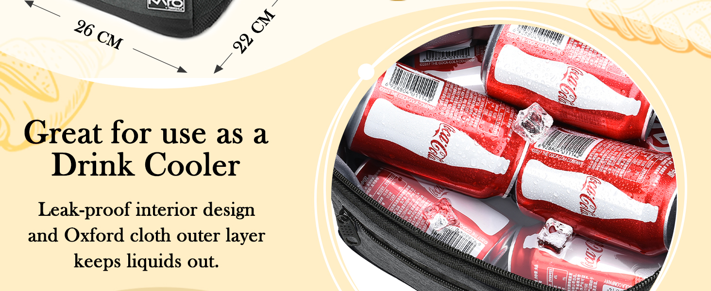 Сумка-ланч Kato Tirrinia для чоловіків: ізольована, 10.5L, з регульованим ремінцем, для роботи, фітнесу, школи, пікніків. Термосумка, витримує витоки, складається. Колір: темно-сірий