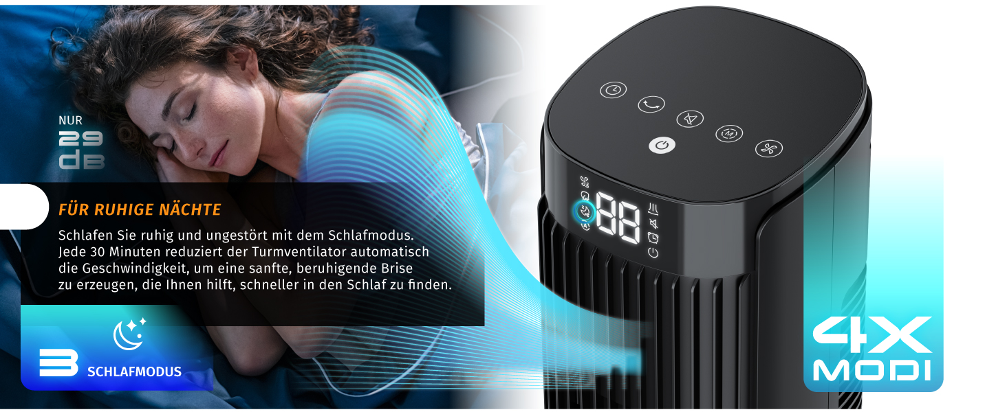 Вентилятор підлоговий Brandson ECO Design DC Motor, 12 швидкостей, пульт, тихий, коливання