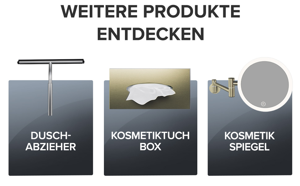 Набір для чищення унітазу Ovimar Finnkona з кріпленням на стіну без свердління | Силіконова щітка для унітазу з вентиляцією | Виготовлена з порошково-пофарбованої нержавіючої сталі | Змінний насадка для унітазу (золота)