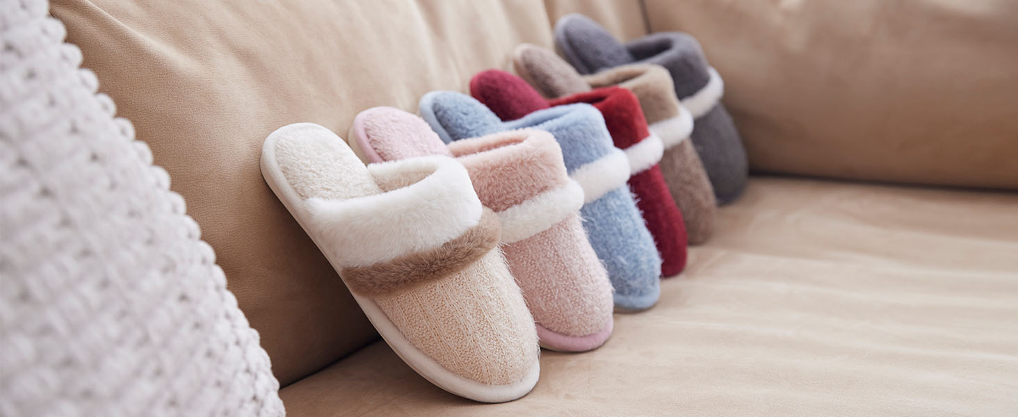 Тапочки домішки жіночі чоловічі зимові - м'які з Memory Foam, теплі та з антиковзаючою підошвою для холодних днів. Зручні та елегантні сліпони як стильний подарунок. Рожеві, 38/39 EU