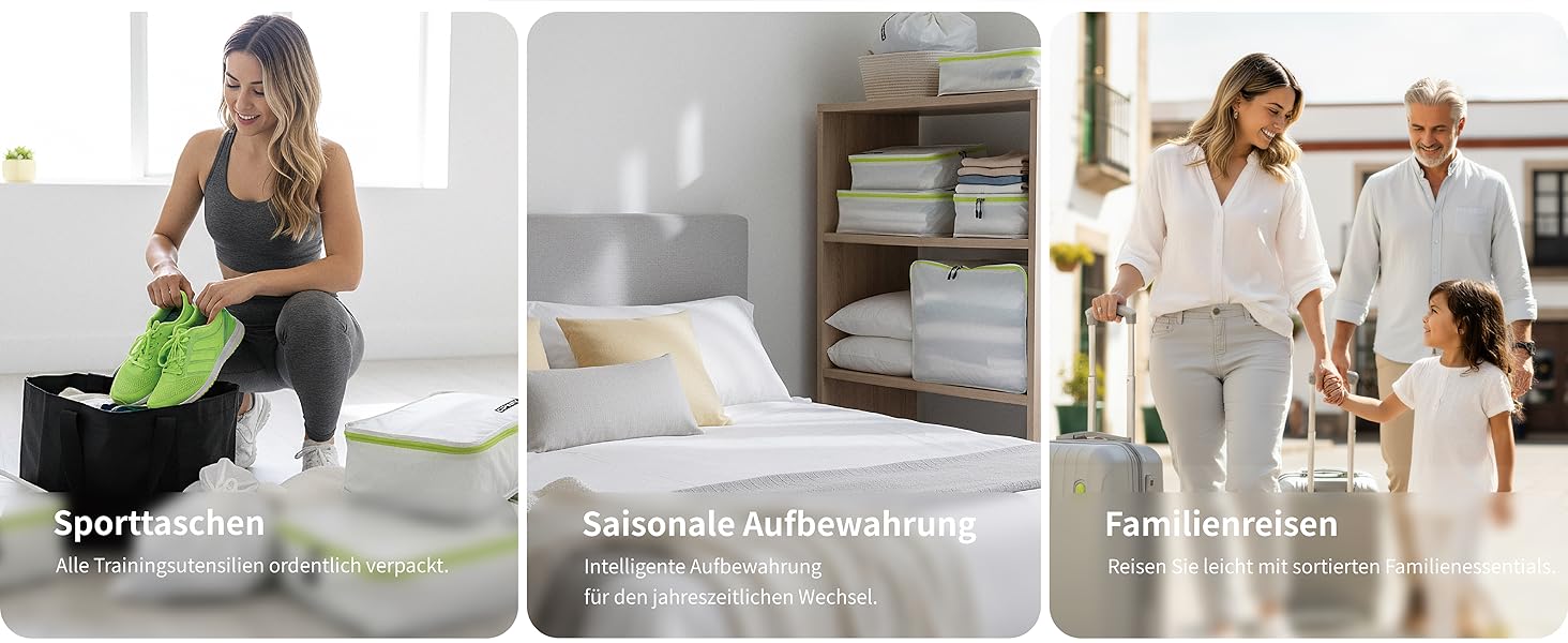 Органайзер для валізи Cipway: 5-ти частинний набір кубиків для одягу з нейлону сірого кольору (5шт)