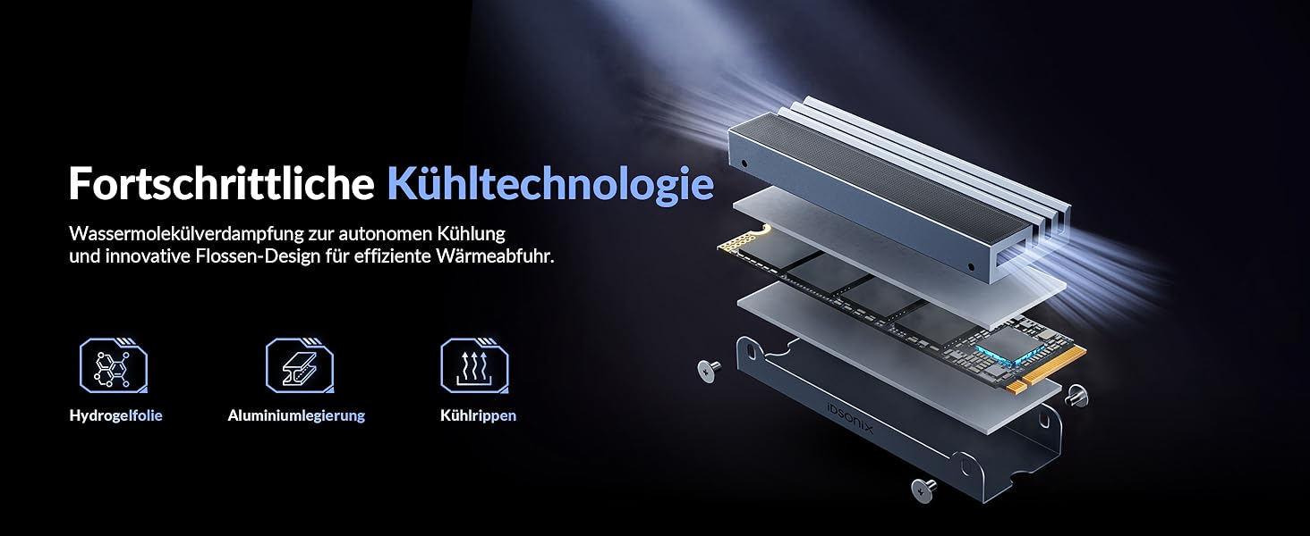 SSD iDsonix NVMe M.2 PCIe 4.0 1TB (7300 МБ/с, 5000 МБ/с) для ПК, ігор та відеомонтажу