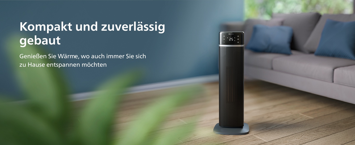 Теплова завіса-обігрівач Philips Smart 5000 серії, 2000 Вт, чорний
