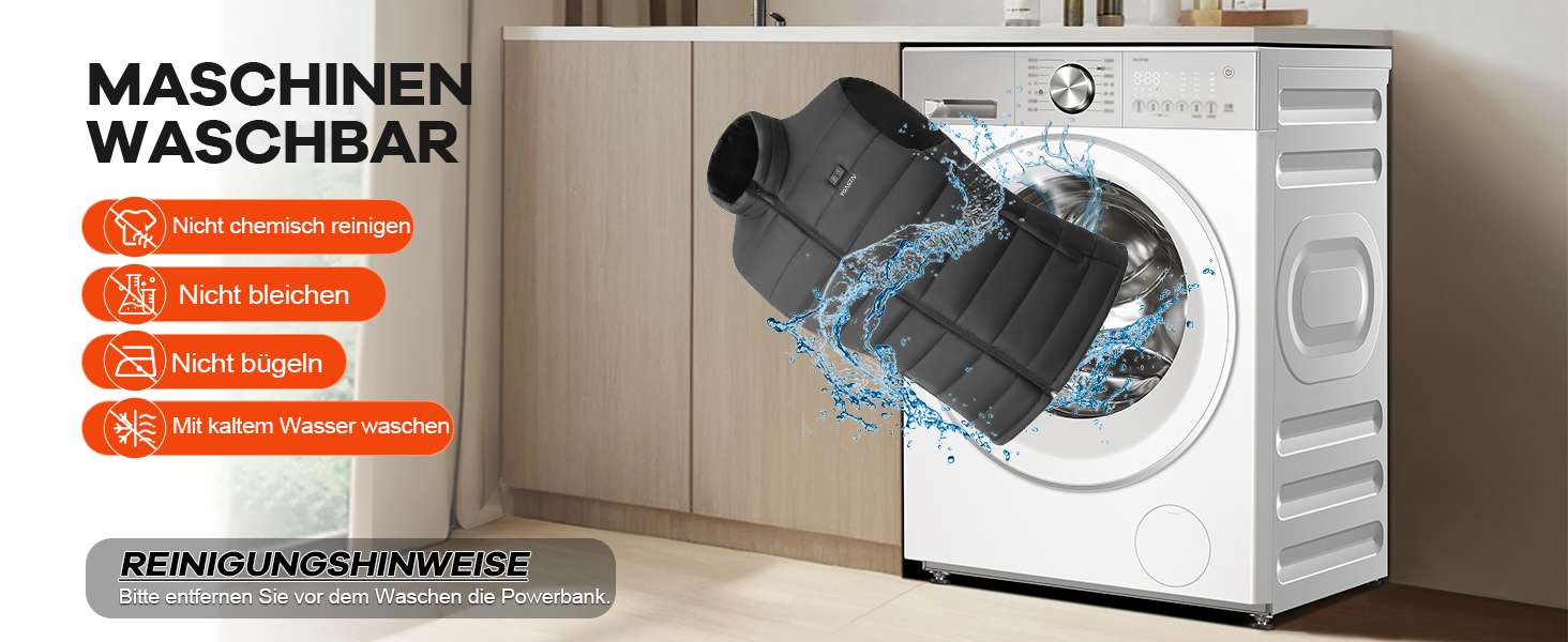 Обогреваемый жилет для мужчин с PowerBank 18400mAh, жилет з 8 зонами обігріву, чорний, L