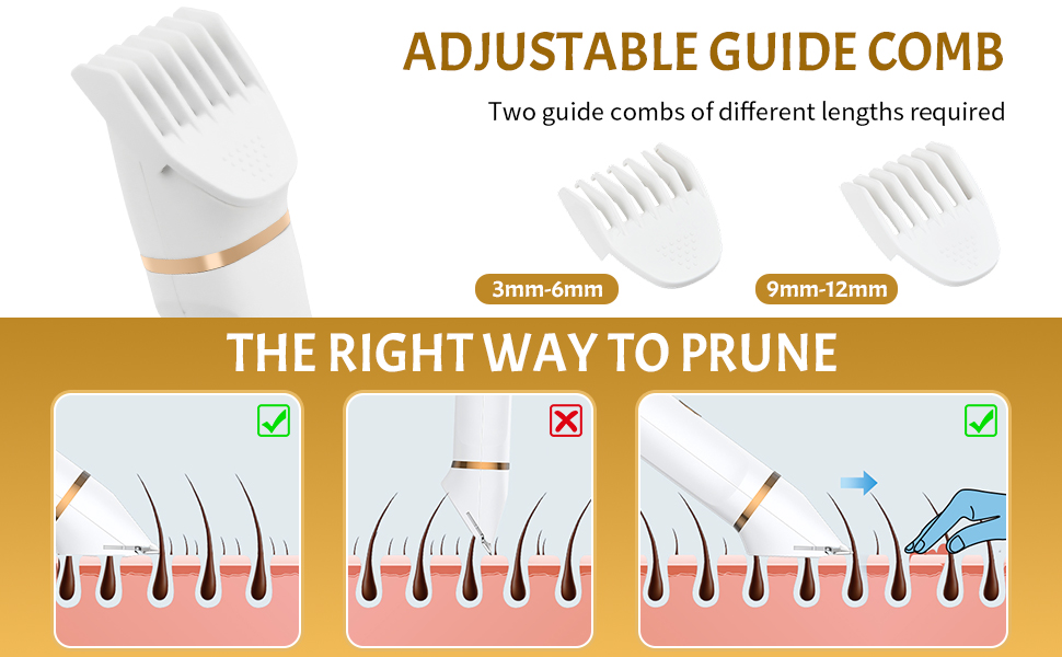 Електричний жіночий триммер 5-в-1 для тіла та обличчя, водонепроникний, USB-зарядка
