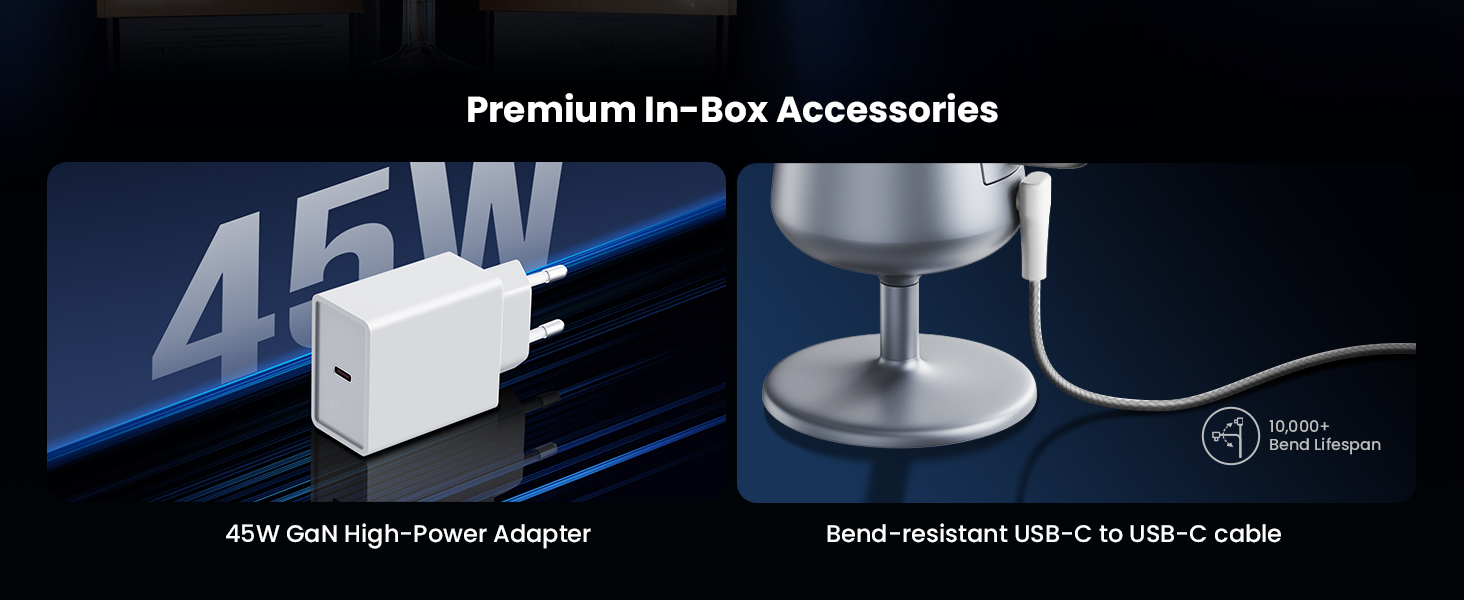 Бездротова зарядна станція 3-в-1 GEEKERA Qi2.2 25W для Apple: MagSafe швидкий заряд для iPhone 17/16/12, Apple Watch та AirPods, адаптер GaN 45W, срібляста