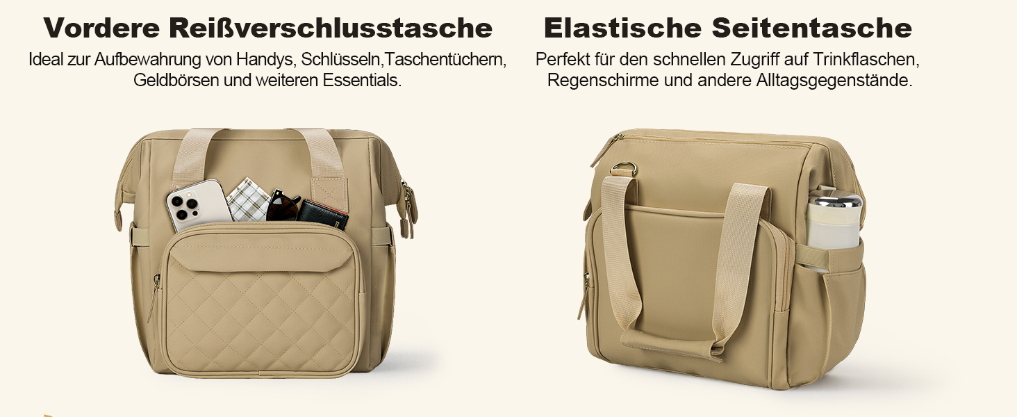 Термосумка 20 л, водонепроникна ізольована сумка/ланч-сумка з великим отвором, виготовлена з витокостійкого матеріалу PEVA, з кількома відділеннями та плечовим ременем – для роботи, школи, автомобіля, пікніка (Хакі)