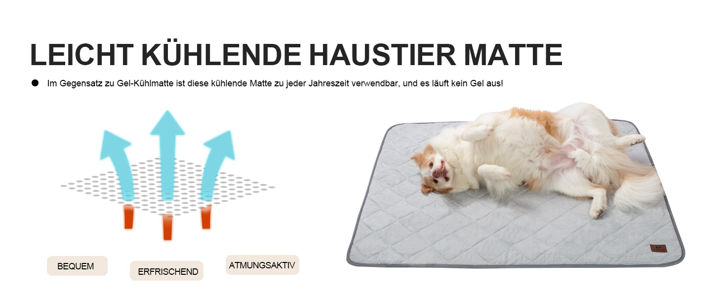 Килимок для собак та котів, ультрам'який, водонепроникний, 75x60 см, миючий, двосторонній (охолоджуючий та зігріваючий) для цілорічного комфорту, сірий та білий