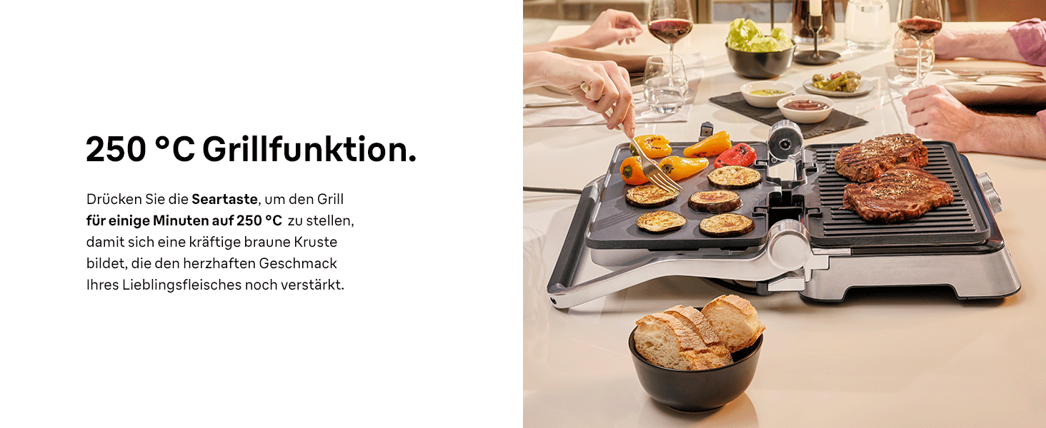 Електричний гриль Braun MultiGrill 7 CG7020: контактний гриль, барбекю та духовка 3-в-1, 2000W, велика поверхня (12 бургеров), для дому