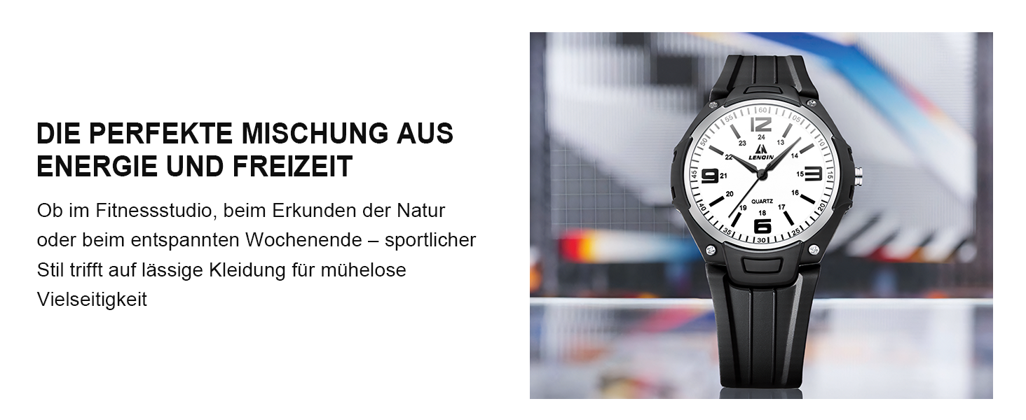 Чоловічий годинник LN LENQIN з нержавіючої сталі, кварцовий аналоговий годинник на зап'ясті, водонепроникний 30M, модний casual годинник для чоловіків (11- Чорний Чорний Білий)