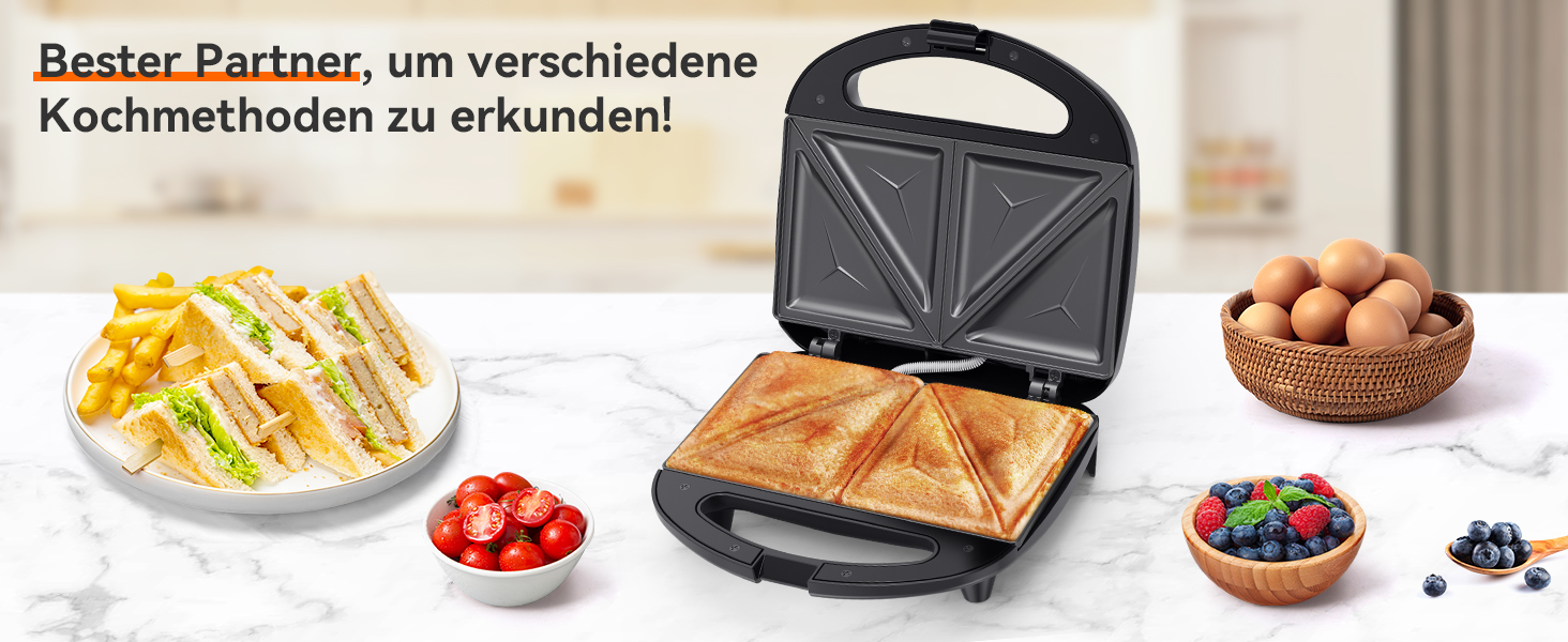 Вафельниця Snailar: компактна та стильна модель 750W для приготування бельгійських вафель (квадратні)