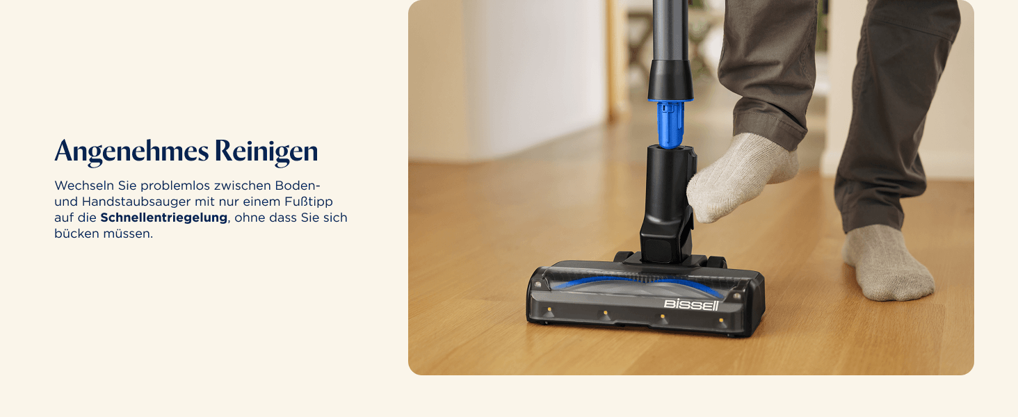 Бездротовий пилосос Bissell PowerClean FurGuard з акумулятором, 280W, самоочищувана щітка, світло FurFinder, HEPA-фільтр, акумулятор 2500 mAh, час роботи 50 хв, щітка FurGuard 4091N для видалення шерсті тварин