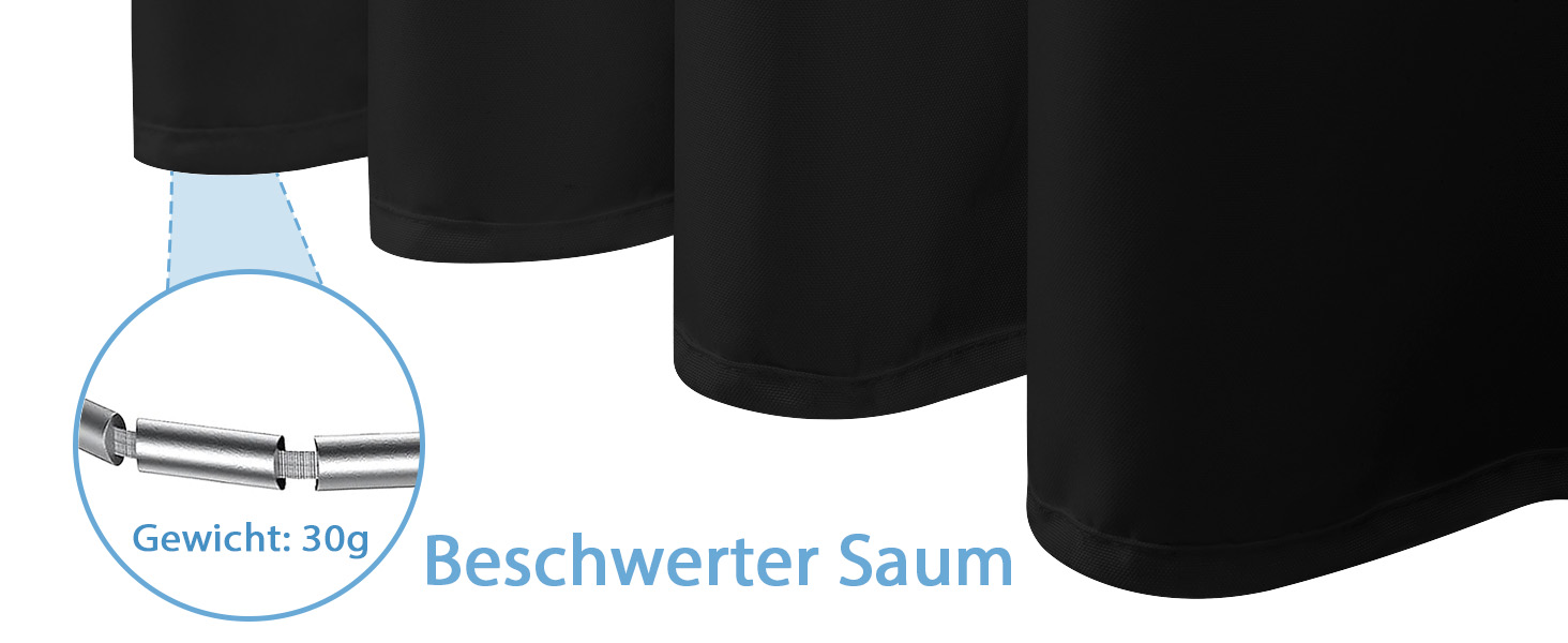 Штора для душу водонепроникна з льоном та віконцем, 183x183 см, чорна + 12 гачків з нержавіючої сталі