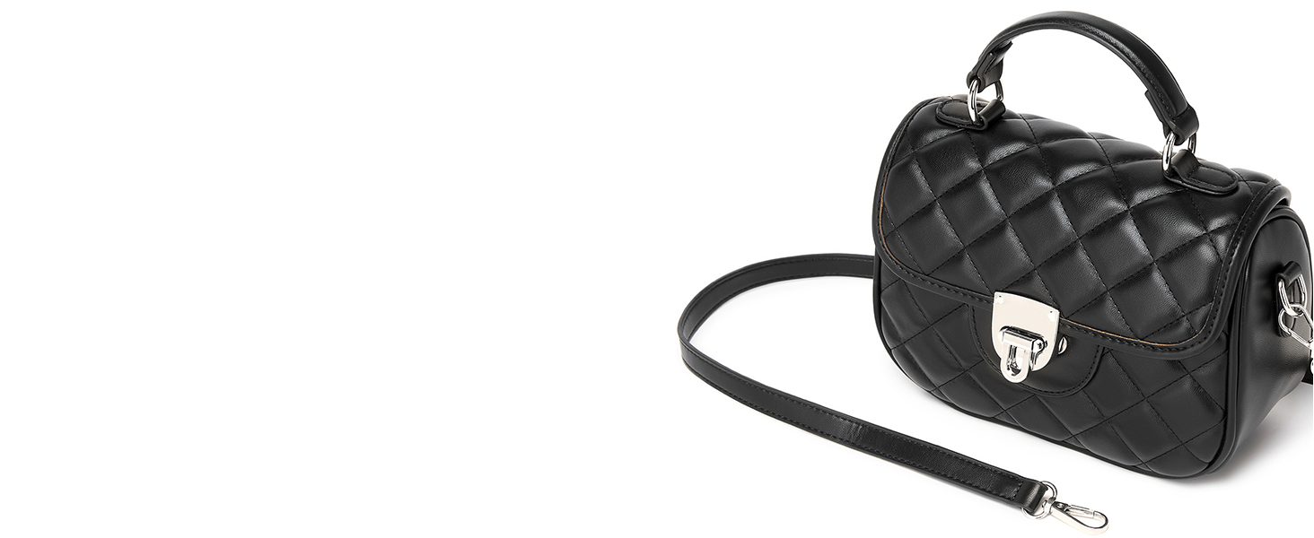 Сумка жіноча Miss Lulu середнього розміру: шкіряна сумка-тоут, крос-боді, вінтажний стиль, чорна (4-1)