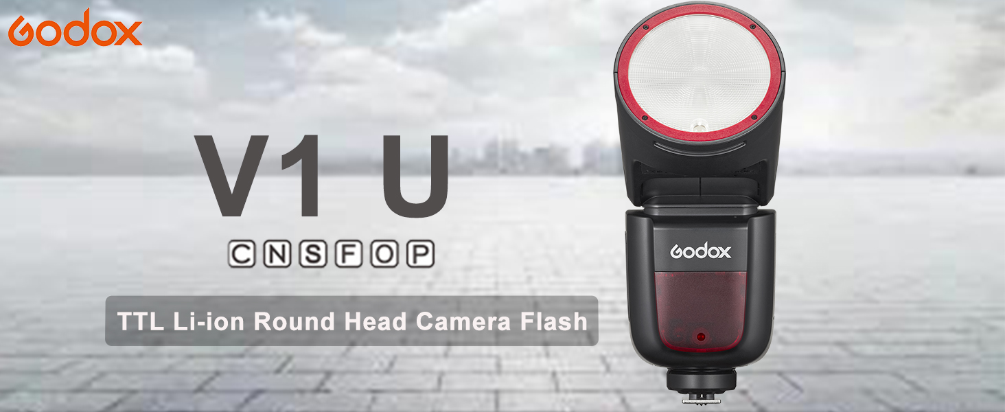 Спалах Godox V1N для Nikon: потужний, швидкий, з Li-Ion акумулятором, 76 Вт, TTL, HSS 1/8000, 480 спахів, перезарядка 1.5с