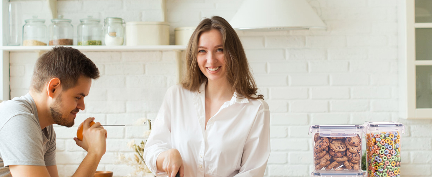 Набір контейнерів для зберігання Theo&Cleo (24 шт.) з кришкою, BPA-free, для кухні