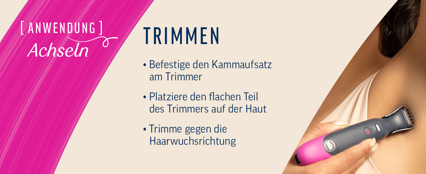 Триммер Veet Expert Intimate All-In-One: для обличчя, брів, інтимної зони та під пахвами - водонепроникний