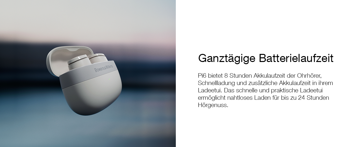 Навушники Bowers & Wilkins Px7 S2e з активним шумозаглушенням, бездротові, Qualcomm aptX™ Adaptive, швидка зарядка, 30 годин роботи, 6 мікрофонів - колір Океан (Сірий)