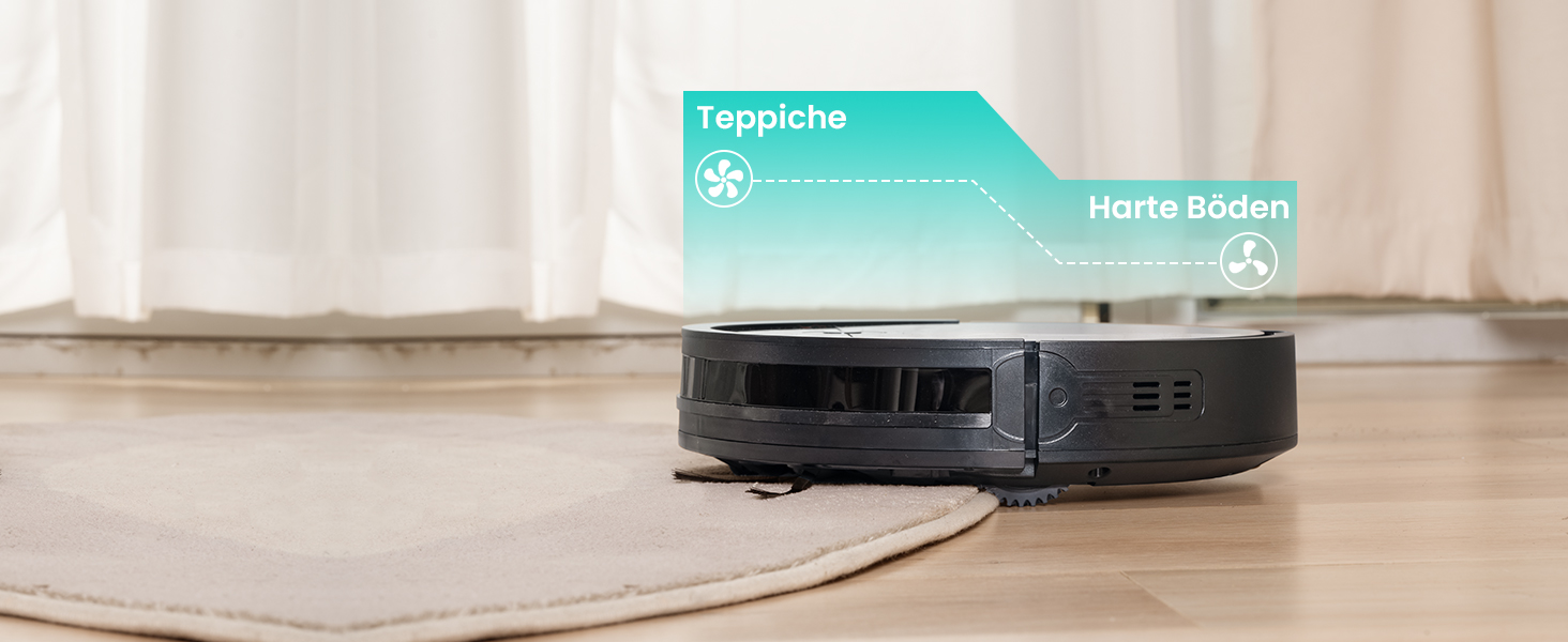 Робот-пилосос Vexilar W6 без функції миття з потужністю 2800Pa, часом роботи 140 хв, керуванням через додаток, голосовим керуванням та дистанційним керуванням. Ідеальний для шерсті тварин, килимів та твердих підлог. Безщітковий двигун.