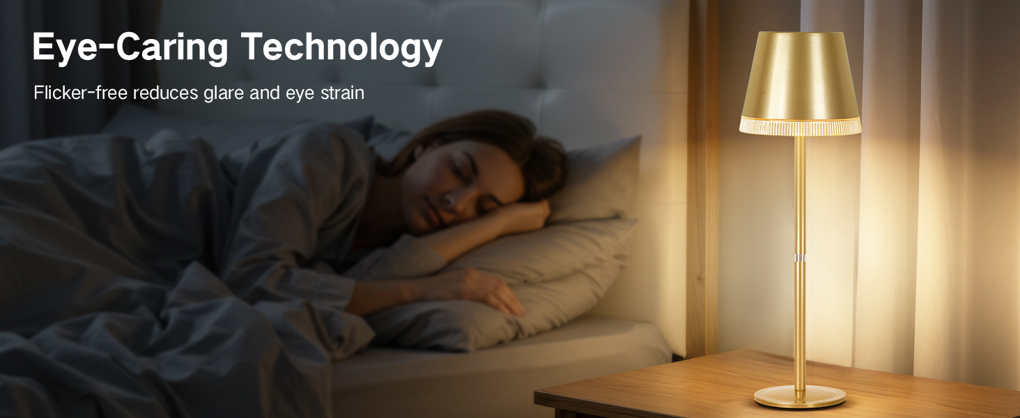 Світлодіодний настільний світильник OUTON з акумулятором, USB-C, 3 режими світла, димування, зелений - 2 шт.