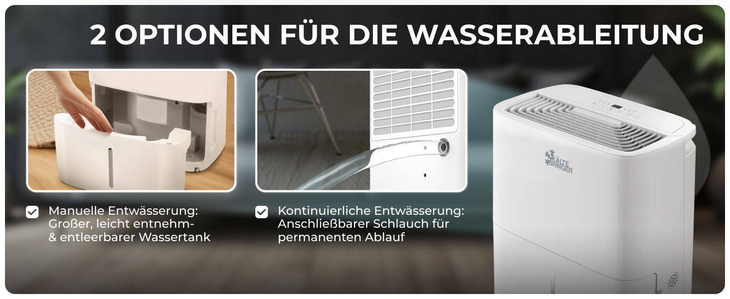 Зволожувач повітря Kältebringer - LED дисплей, Wi-Fi, керування через додаток, тихий та енергоефективний, захист від вологи та плісняви (20L)