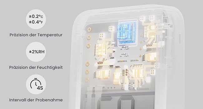 Набір з 3-х розумних термометрів-гігрометрів SwitchBot для дому, Bluetooth сенсор температури та вологості з попередженням і зберіганням даних, для дитячої кімнати, гаража