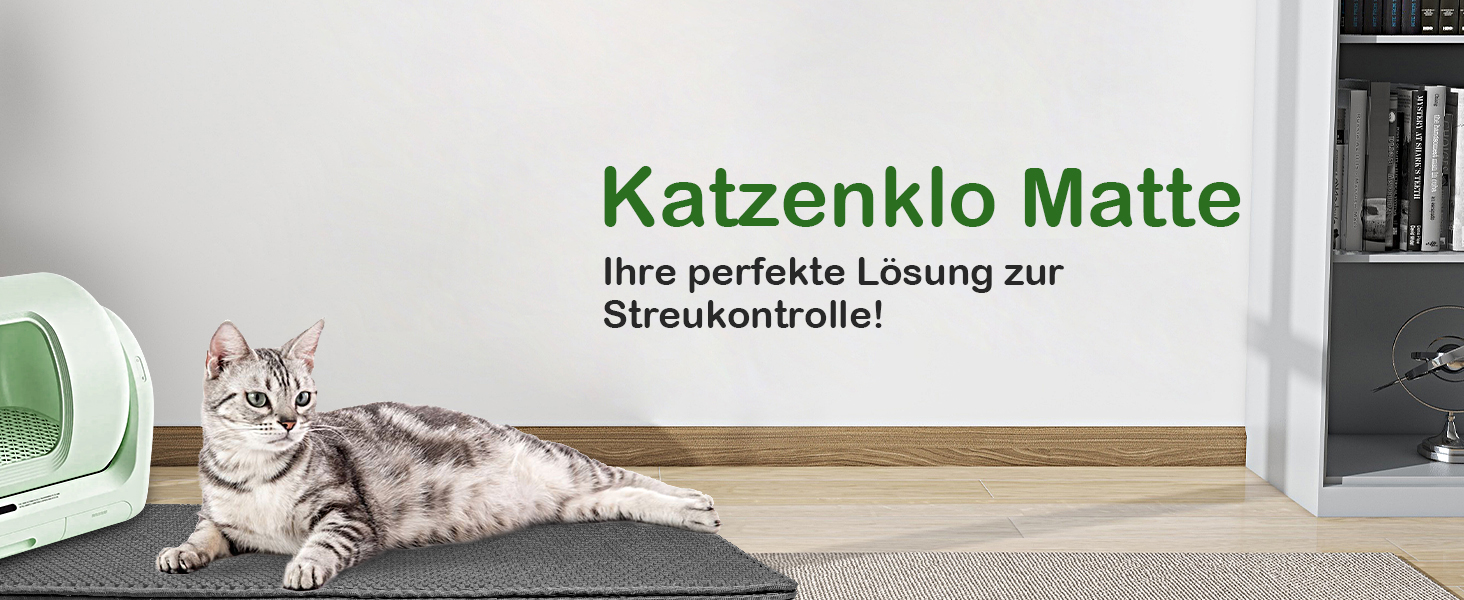 Килимок під лоток для котів 90x60 см XXL, EVA, двошаровий, вологостійкий, сірий