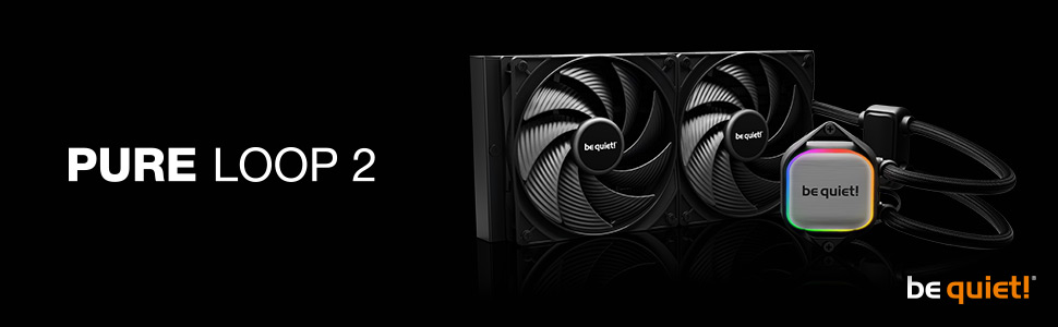 Система рідинного охолодження be quiet! Pure Loop 2 360mm (ARGB, 3x Pure Wings 3 PWM), для AMD та Intel, BW019