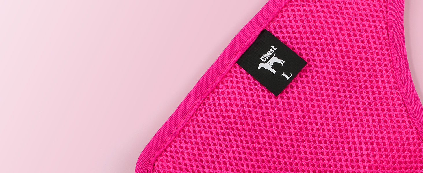 Світлодіодна шлейка для собак з підсвічуванням, світловідбиваюча, регульована, рожева, XL