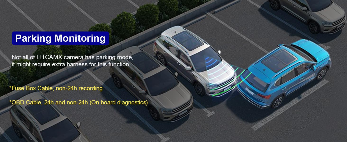 Відеореєстратор Fitcamx для Audi A3 A4 A5 A6 Q3 Q5 Q7 (B8/B9) 2013-2017, 4K UHD WiFi, 64GB карта