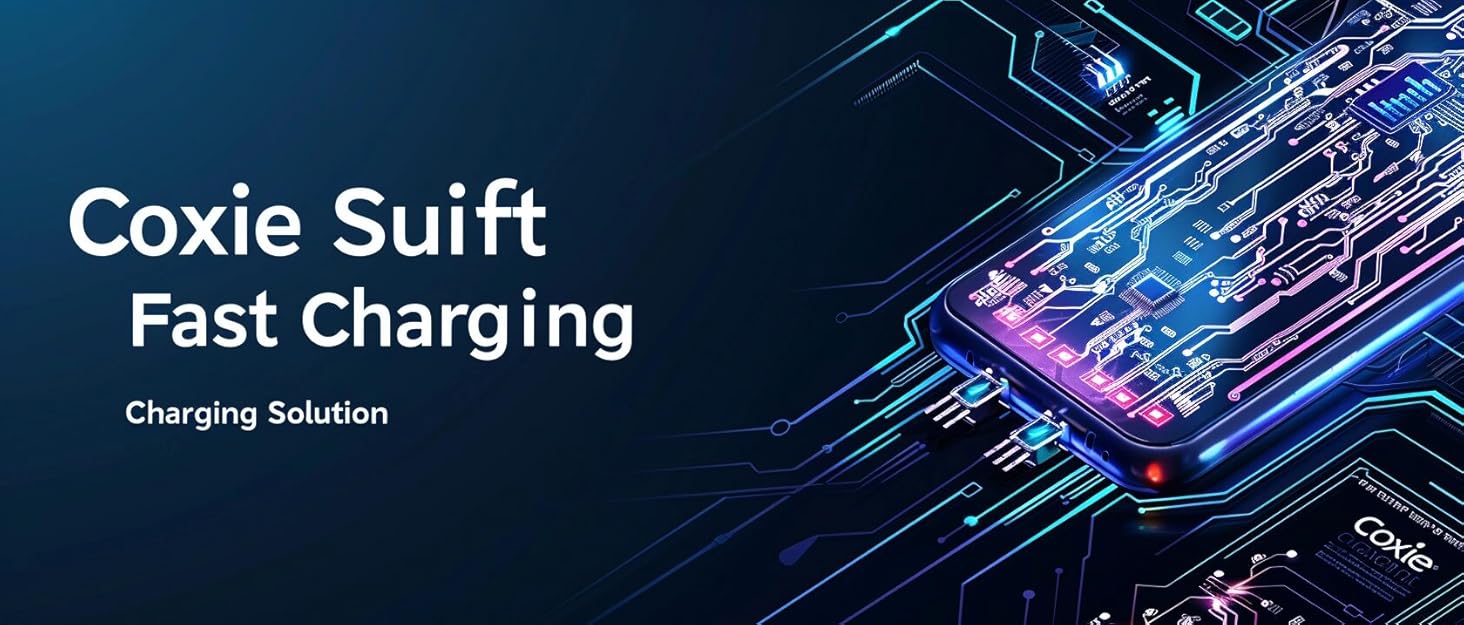 Зарядний пристрій USB-C 120W з 6 портами, GaN, сумісний з iPhone, iPad, Samsung Galaxy