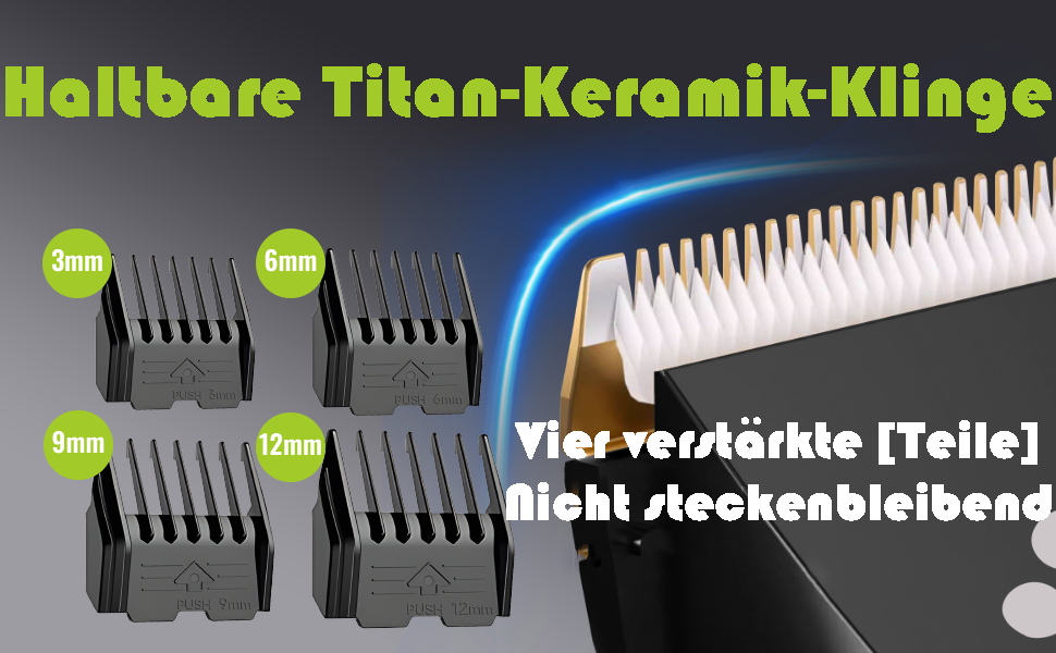 Професійна машинка для стрижки собак та котів Leise, бездротова, 2 швидкості, чорна